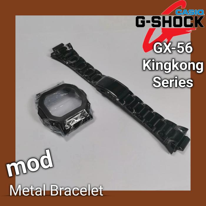 G-Shock Gshock Full Metal GX56 GX-56 Bezel BNB Mod Custom Black