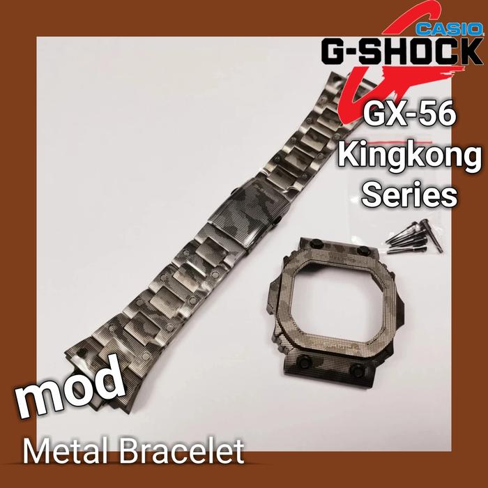 G-Shock Gshock Full Metal GX56 GX-56 Bezel BNB Mod Black Camouflage