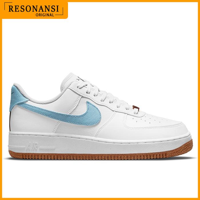 SEPATU NIKE PRIA TERBARU ORIGINAL SNEAKER AIR FORCE 1 LV 8 PUTIH KEREN