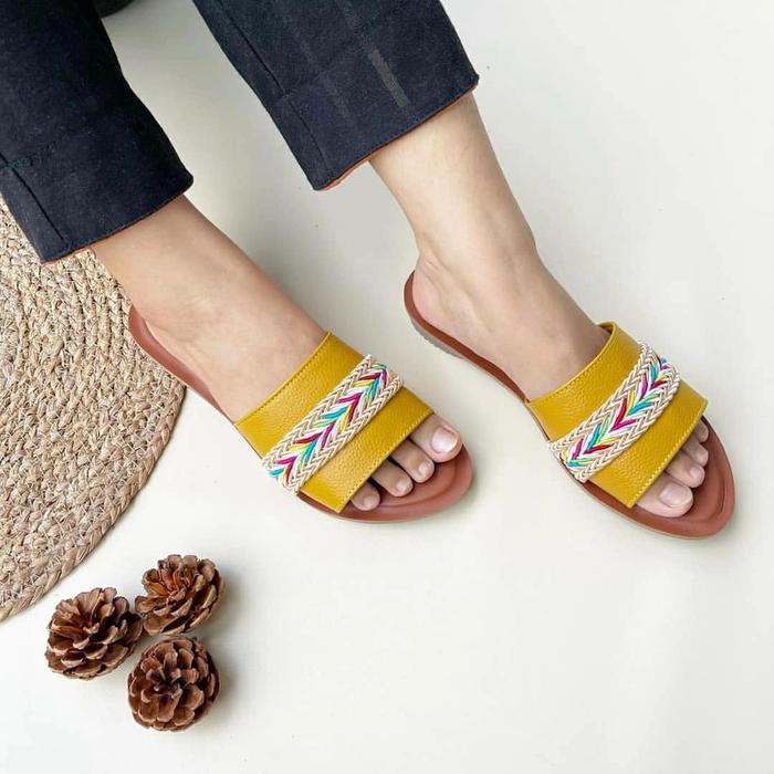 Sandal kulit wanita - Sandal garut - garut kulit