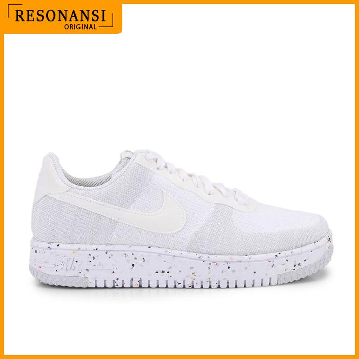 SEPATU NIKE PRIA TERBARU ORIGINAL SNEAKER AIR FORCE 1 CRATER PUTIH AF1