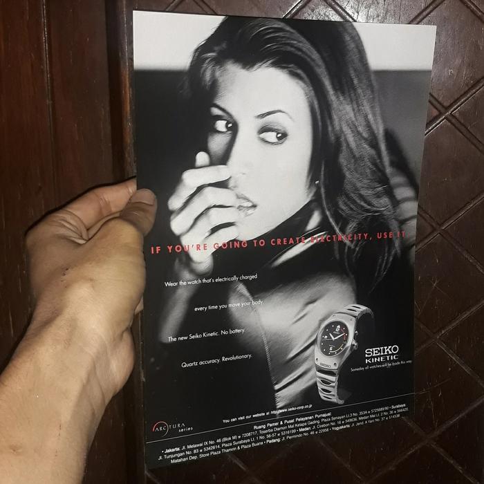 Iklan Jadul asli Seiko Kinetic