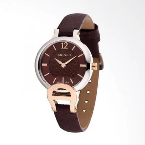 AIGNER AGA24258A MAROON DIAL MAROON LEATHER LADIES WATCH