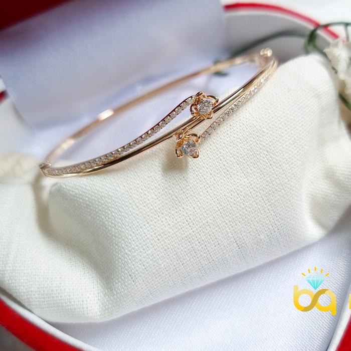 Gelang Oval Emas Asli kd.300/ Gelang Emas Poles Permata King Halim 02