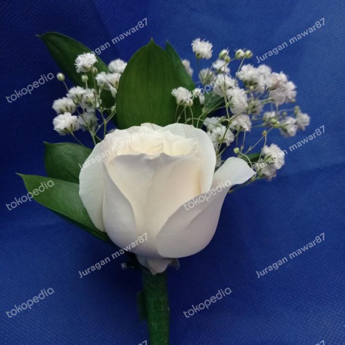 corsage wedding / Jas. bunga mawar asli fresh mewah