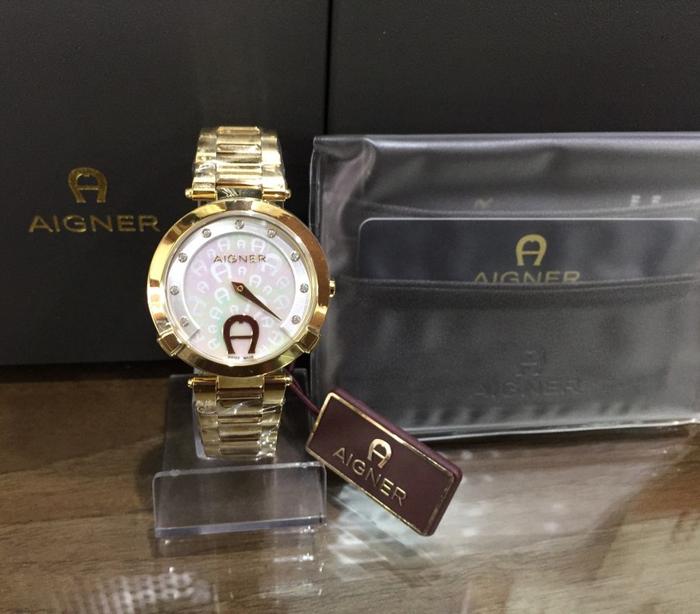 AIGNER AGA106201 GOLD-TONE STAINLESS STEEL LADIES WATCH