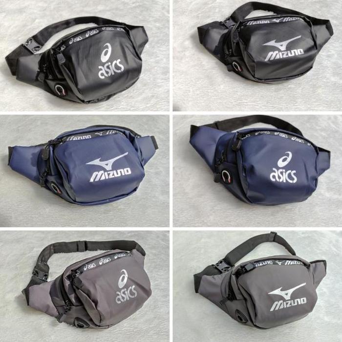 Tas Waistbag Mizuno Tas Selempang Asic