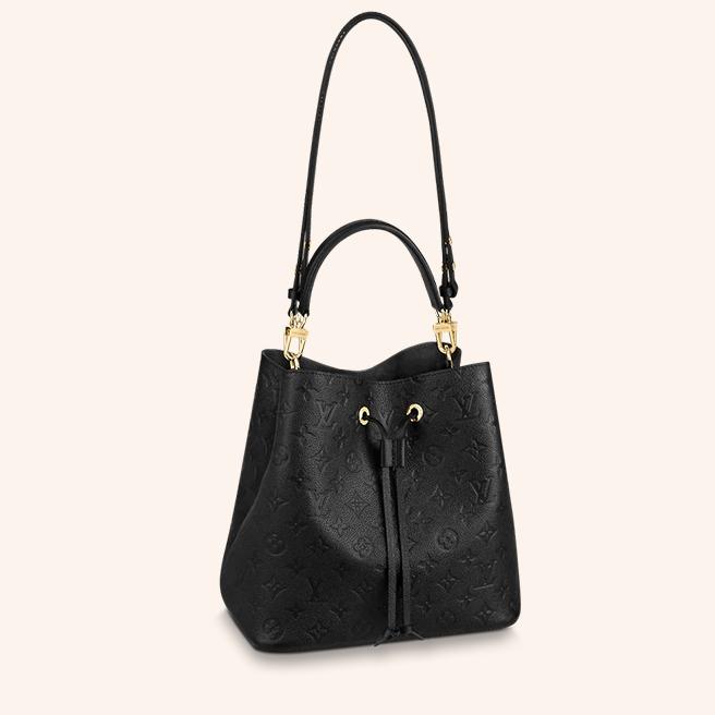 Tas Neonoe MM Empreinte Leather Black - Shoulder Bag Wanita