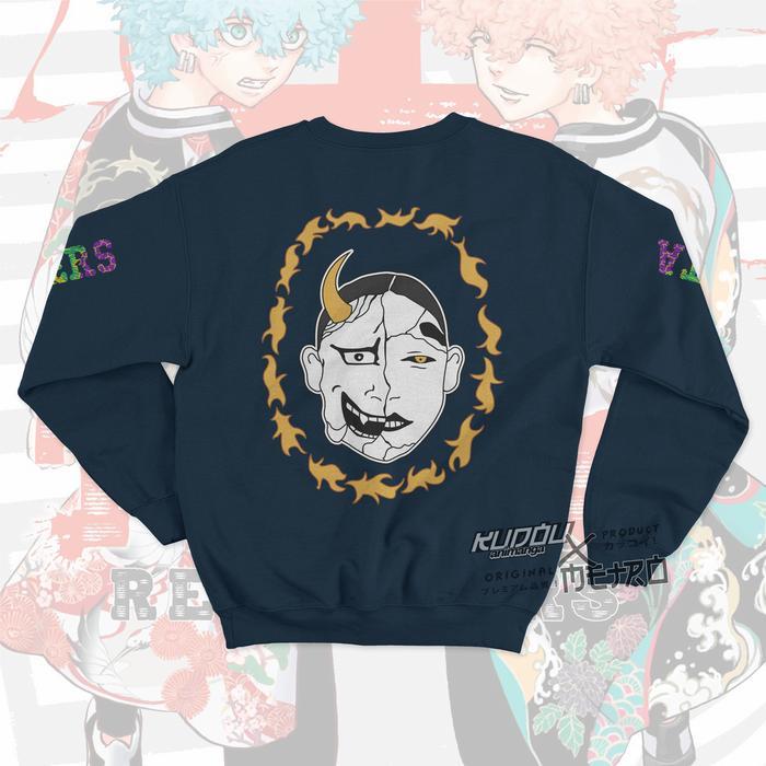 Crewneck Smiley Nahoya Sukajan Kawata Brothers Anime Tokyo Revengers