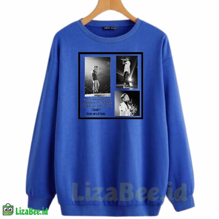 Hoodie Cewek Wanita Pria Bxb Betrand Peto Size Xxl Abu Biru Jaket Lucu