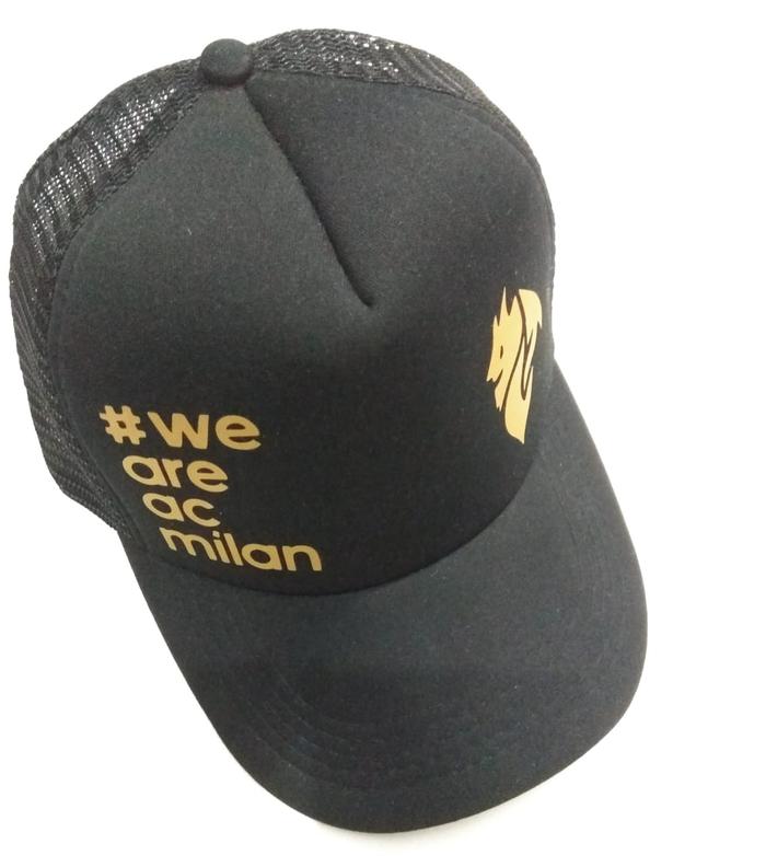 Topi Trucker Ac Milan we are ac milan gold