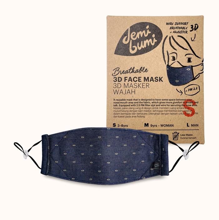 3D Face Mask (Anak / Child)