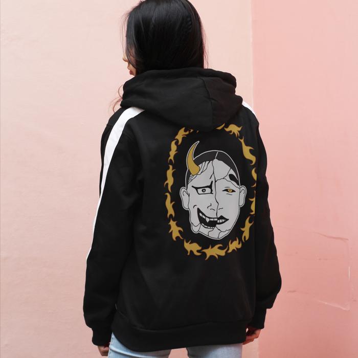 Sweater Stripe Smiley Nahoya Sukajan Kawata Brothers Tokyo Revengers