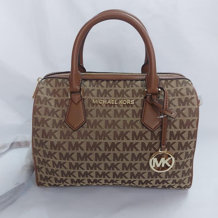 TAS WANITA MK ORIGINAL - MK BEDFORD DUFFLE SATCHEL SIGNATURE