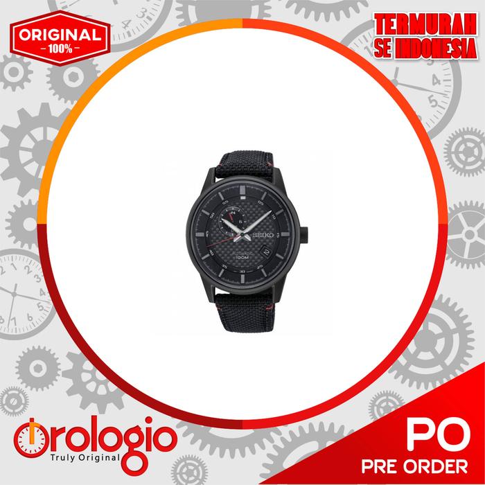 SEIKO Sports Automatic Black Dial Black Nylon Men's Watch SSA383K1