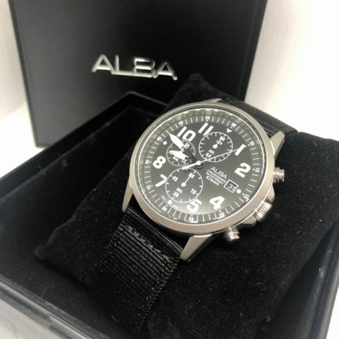 Jam Tangan Alba Pria AM3853 AM3853X1 Original Bergaransi Resmi 1 Tahun