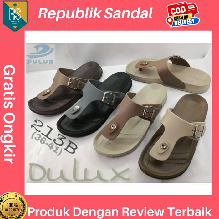 SANDAL DULUX SENDAL 213 A B CEWEK KEKINIAN DULUX 213B UKURAN 36-44