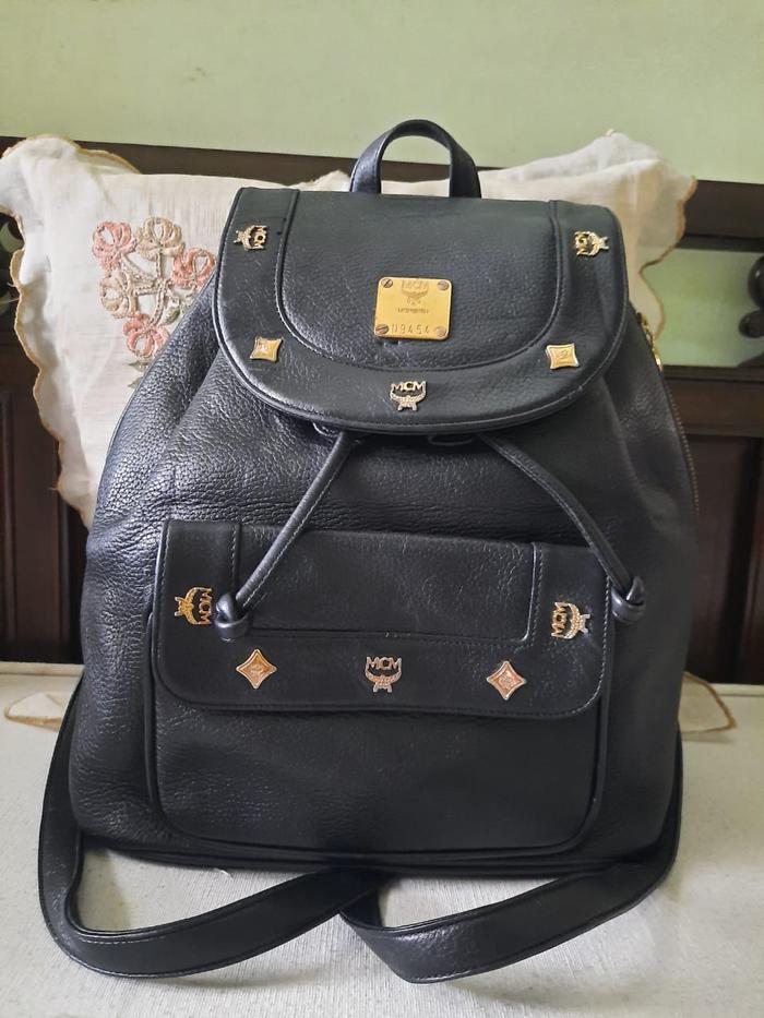 Tas Wanita Branded Second MCM Tas Ransel