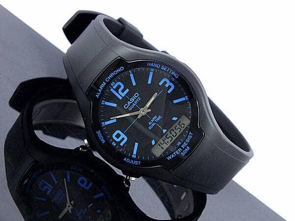 CASIO AW-90H JAM TANGAN RUBBER STRAP ORIGINAL