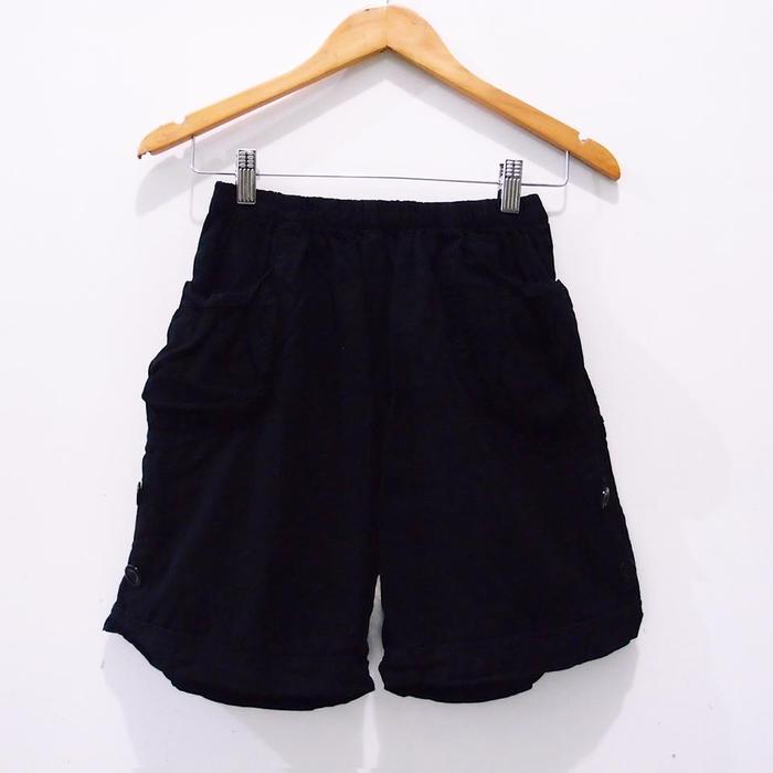 DI164 SIZE S BLACK CELANA PENDEK IMPORT SECOND PRELOVED BEKAS REALPIC