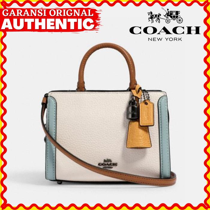TAS COACH MICRO ZOE CROSSBODY WANITA BRANDED ORIGINAL STORE AUTHENTIC