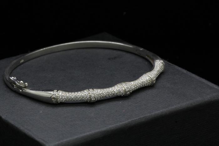 GELANG PERAK LAPIS EMAS PUTIH GELANG WANITA PERAK ASLI 925