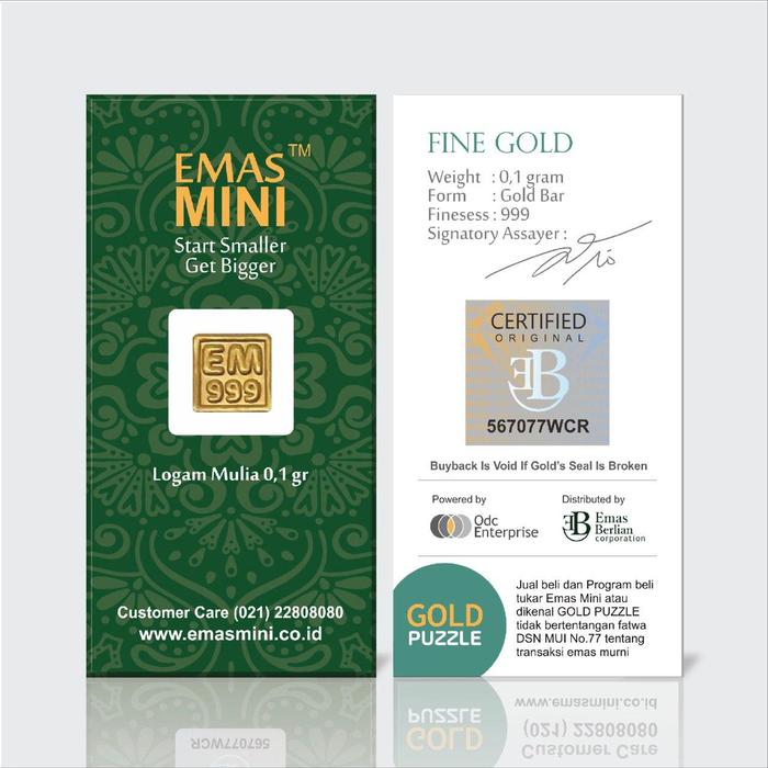 Emas mini 0.1 gr