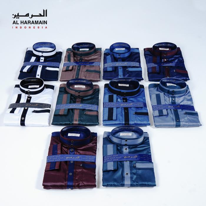 Gamis Haramain Jubah Haramain Kombinasi pria
