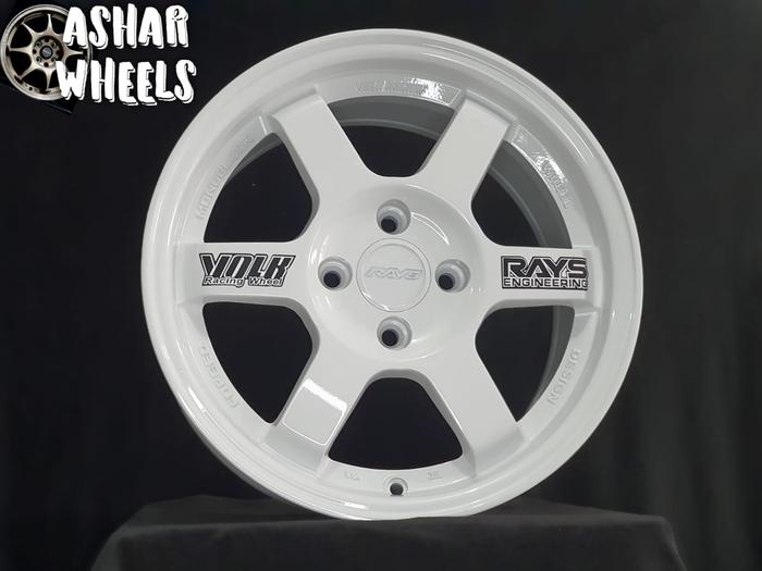 Promo velg murah R15 te37 putih