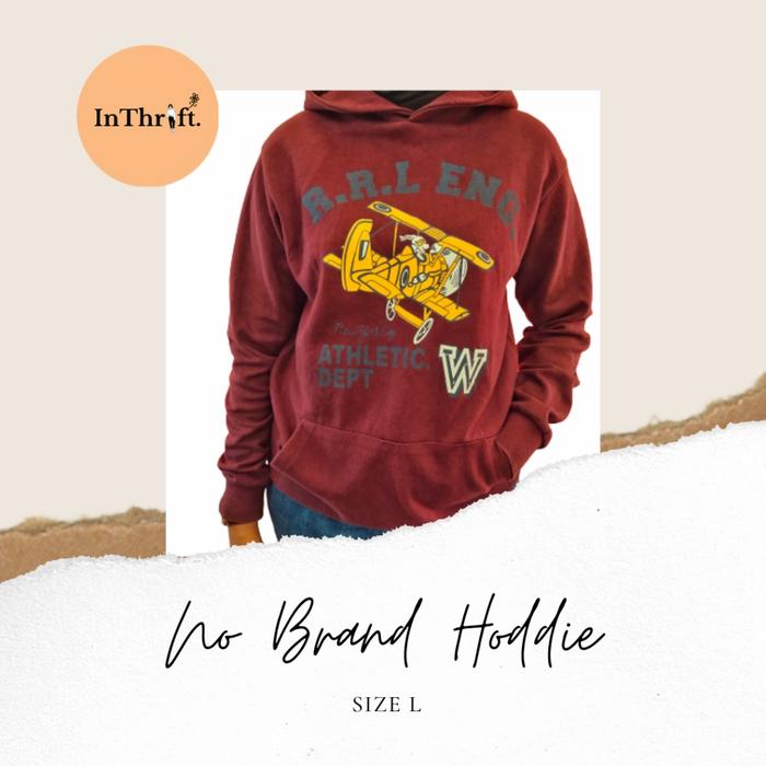 Hoodie Thrifting Preloved Motif