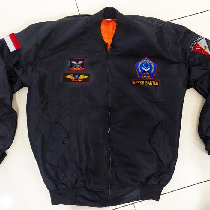 Jaket Bomber Bppkb Banten Hitam