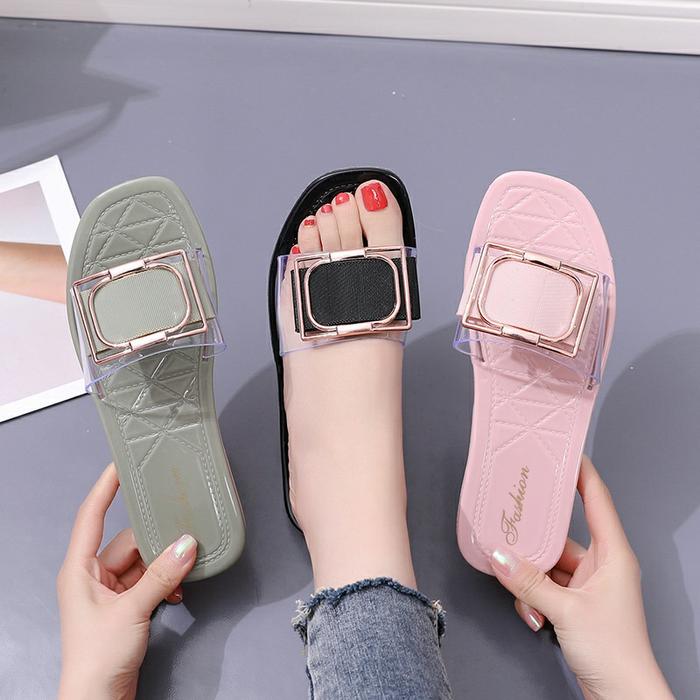 Sandal Selop Jelly Wanita Import Original Premium
