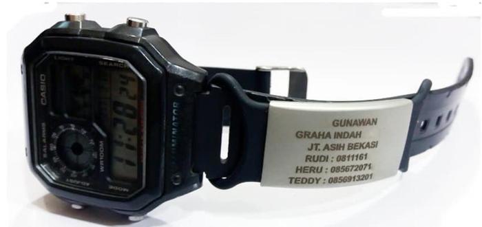 Jam Identitas-Jam Data Kecemasan-Plat Data Identitas Di Jam Tangan-Id