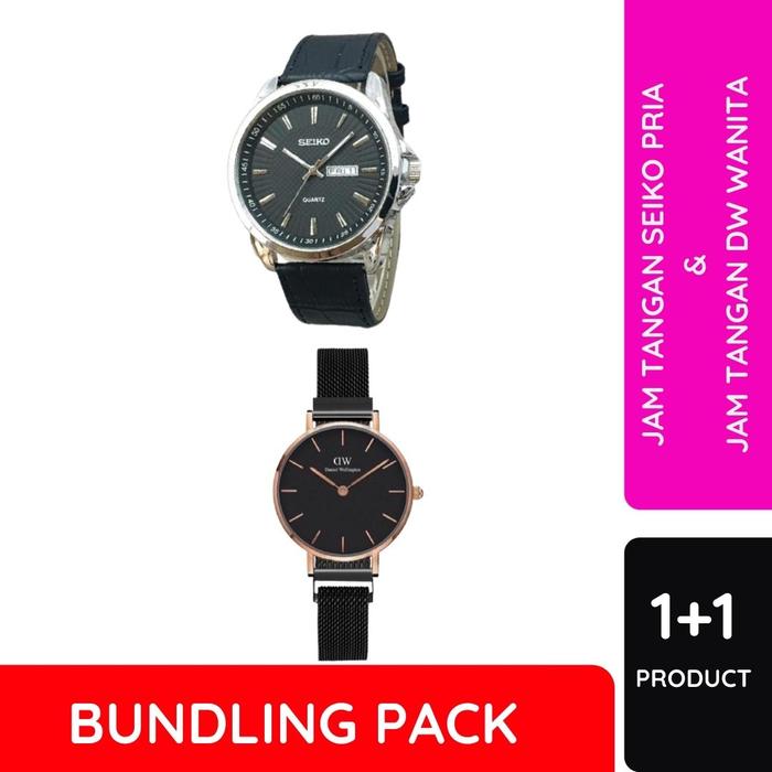 BUNDLE Jam Tangan Pria & Jam Tangan Wanita WD