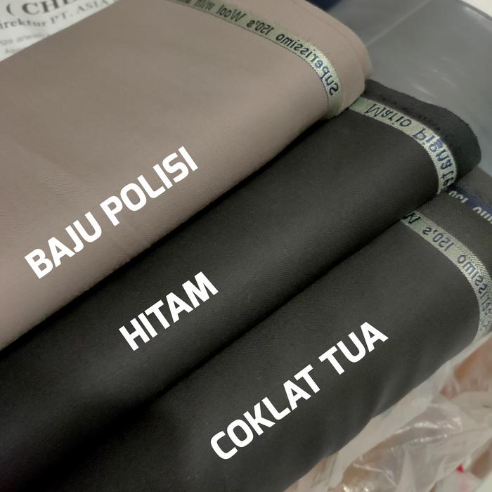 [POLRI] Bahan Kain Wool Asli Pure Wool Dinas Polisi Mario Pignatelli