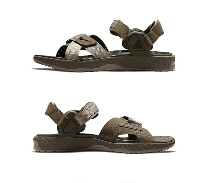 Original 100% Nike Sandal ACG Air Deschutz Moon Fossil