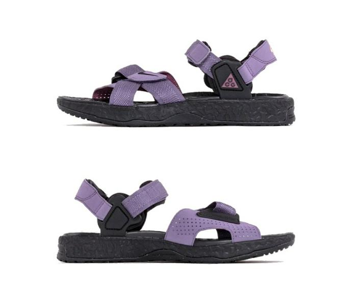 Original 100% Nike Sandal ACG Air Deschutz Amethyst Smoke Black