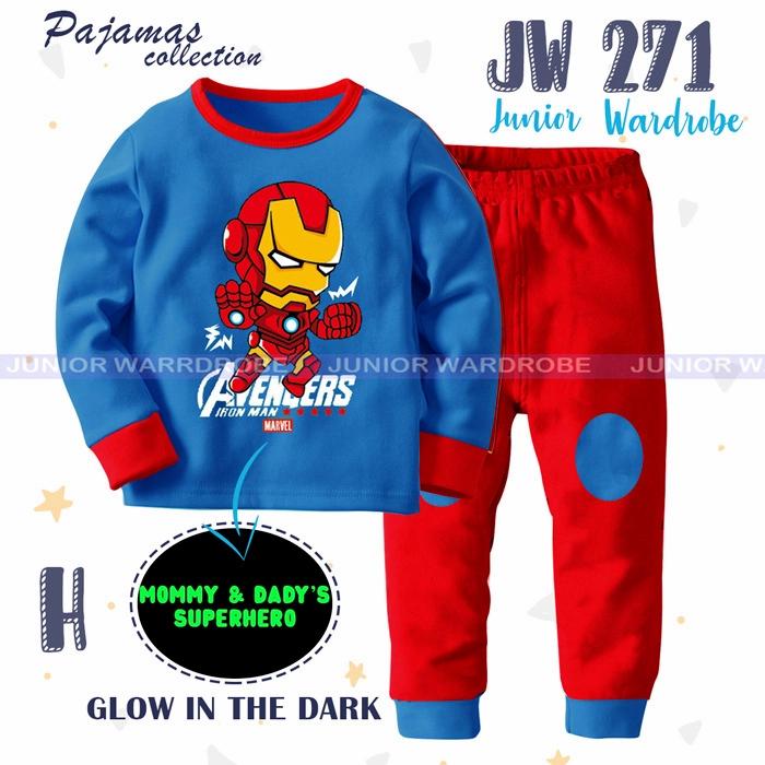 piyama ironman blue Jw 271 H glow
