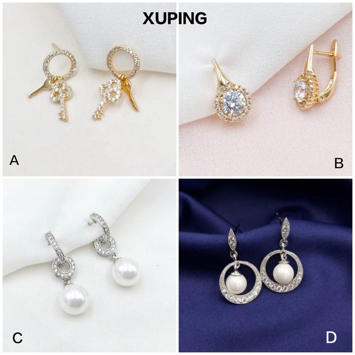 Anting Xuping Permata Jernih Dancing Pearl