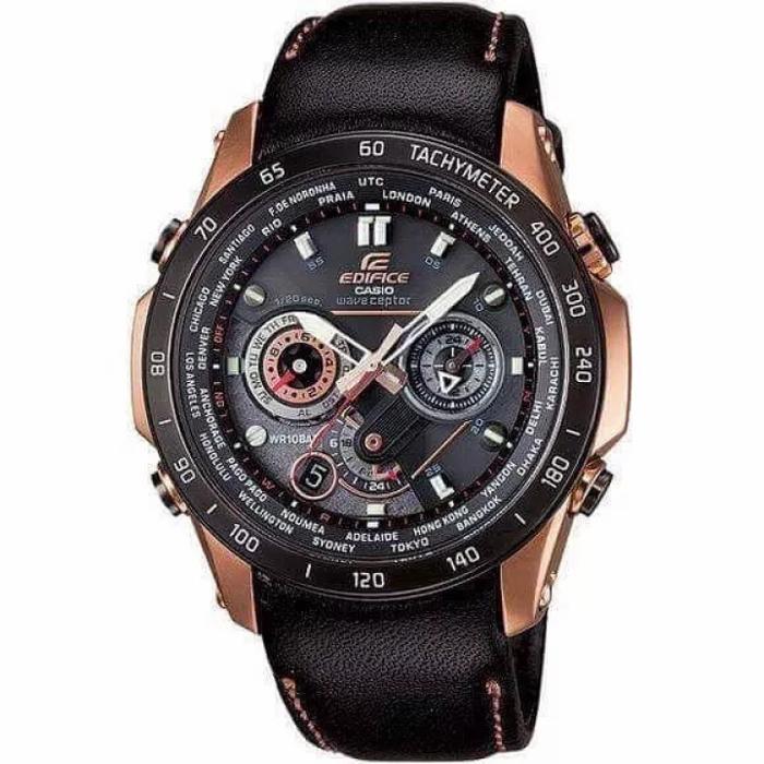 Jam Tangan Pria Merk Casio Edifice Type : EQW710 Baterai Stainless T2