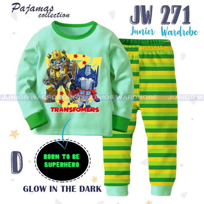 piyama robot transformer Jw 271 D glow