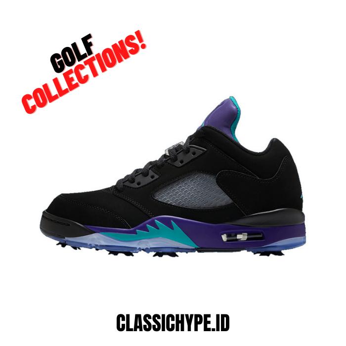 AIR JORDAN 5 LOW GOLF BLACK GRAPE