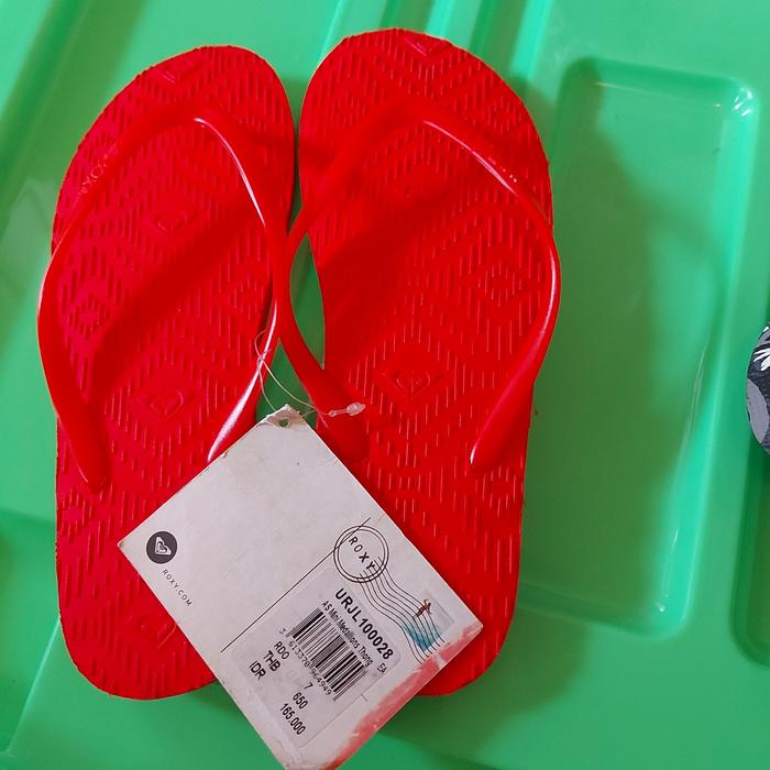 Sandal Jepit Wanita Roxy Merah