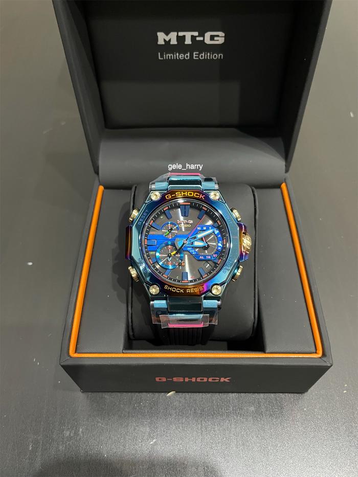 Casio Gshock MTG B2000PH-2ADR Blue Phoenix Limited Edition Bluetooth