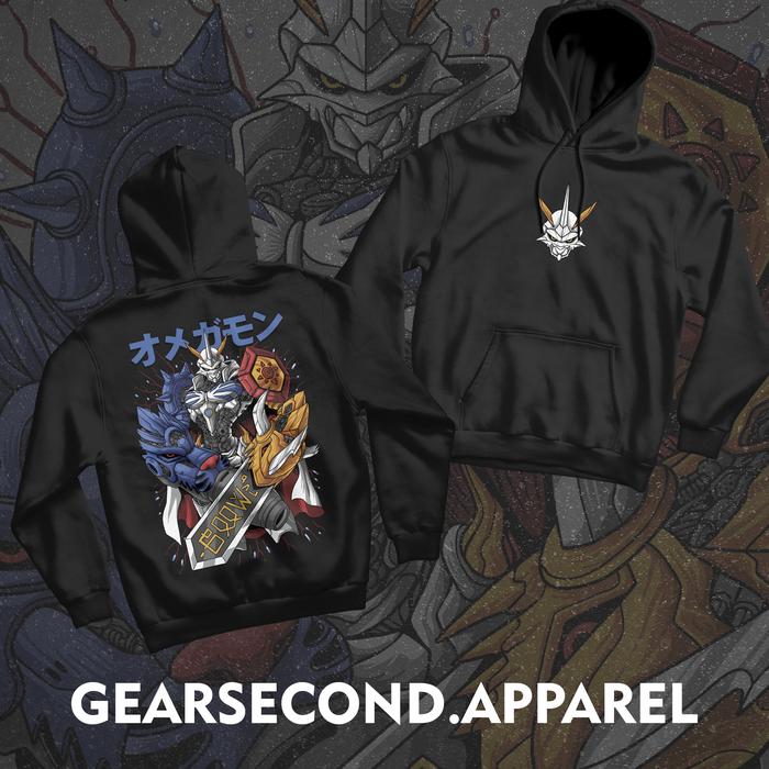 Jaket hoodie digimon - omnimon (omegamon) @gearsecond.apparel