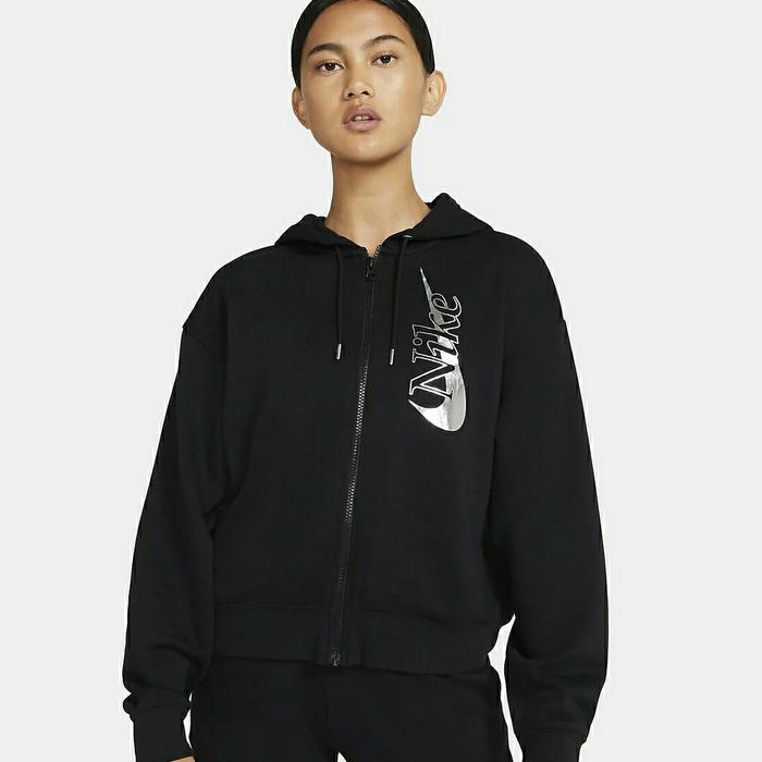 CU6484 010 Womens Nike Sportswear Icon Clash Full Zip Fleece Hoodie