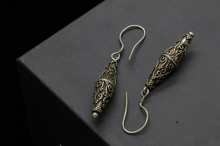 ANTING PERAK BALI BUNJAWAN PERAK BAKAR 925 KESENIAN ASLI BALI