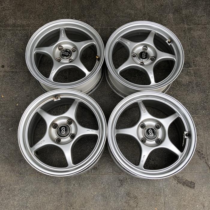 Velg Original Enkei SC30 Tulang R15 4x100 Yaris Jazz Ignis Brio RARE