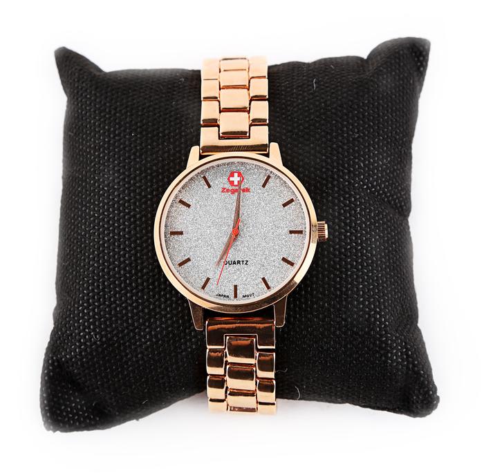 ZEGAREK Watch Gold silver dial C6562