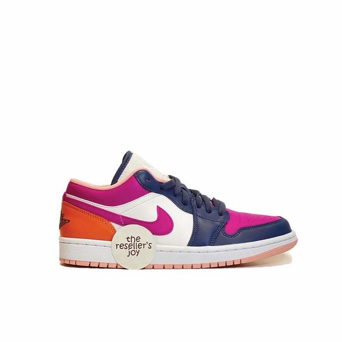 Nike Air Jordan 1 Low Pureple Magenta Mismatched (100% AUTHENTIC)